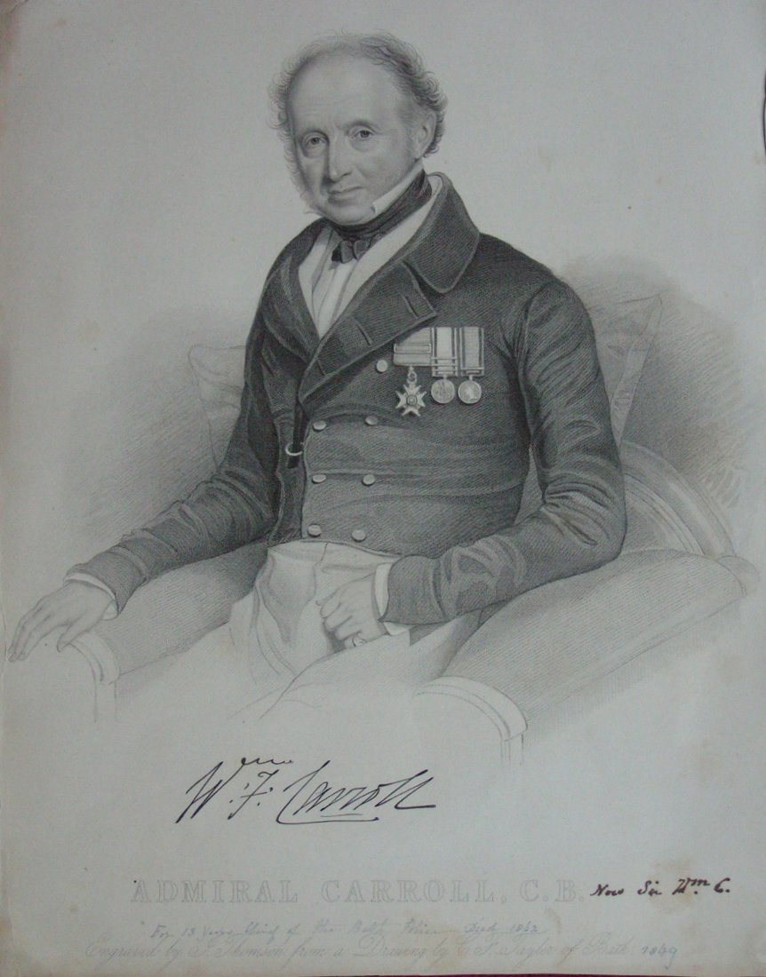 Stipple - Admiral Carroll, C.B. - Thomson